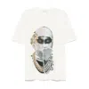 Ih Nom Uh Nit White Newspaper Mask T-shirt In White