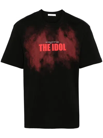 Ih Nom Uh Nit Statement Graphic T-shirt With Bold Print And Unique Back Design In Black