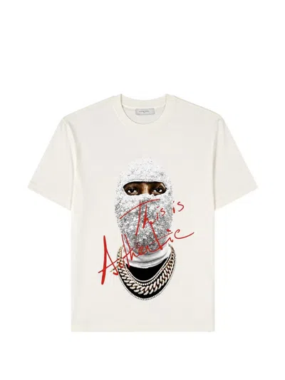 Ih Nom Uh Nit This Is Authentic Graphic-print T-shirt In White