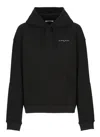 Ih Nom Uh Nit Relaxed Fit Black Hoodie With Graphic Design In Black