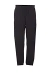 Ih Nom Uh Nit Comfortable Track Pants Elastic Waist In Black