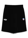Ih Nom Uh Nit Two Logo Shorts In Black