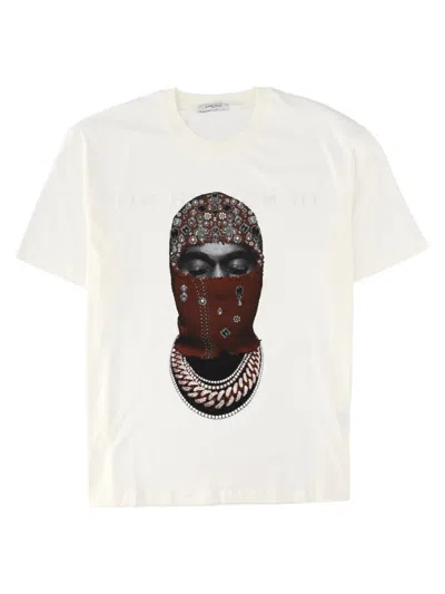 Ih Nom Uh Nit White Graphic Print Crew Neck Short-sleeve T-shirt