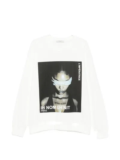 Ih Nom Uh Nit Graphic-print Sweatshirt In White