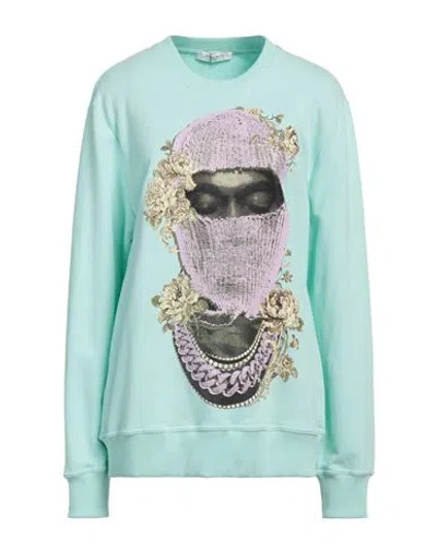 Ih Nom Uh Nit Woman Sweatshirt Light Green Size S Cotton, Elastane