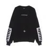 Ihs Arcangelo Sweatshirt Men's Crewneck Lightweight Sweatshirt Black In Black