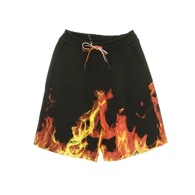 Ihs Flames Black Men's Tracksuit Shorts