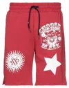 Ihs Man Shorts & Bermuda Shorts Red Size Xs Cotton