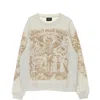 Ihs Men's Lightweight Crewneck Sweatshirt Respect Your Demon Sweatshirt Natural In Natural
