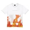 Ihs Men's T-shirt Flames White In White