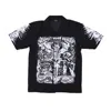 Ihs Respect Your Demon Bowling Shirt Black Men's Short Sleeve Shirt In Black