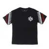 Ihs Sponge Graphic Flames Tee Men's T-shirt Black In Black