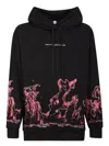 Ihs Flames Hoodie In Black