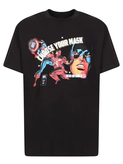 Ihs Mask T-shirt In Black