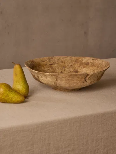 Iida Woodturning Hand-turned Oak Earth-finish Bowl