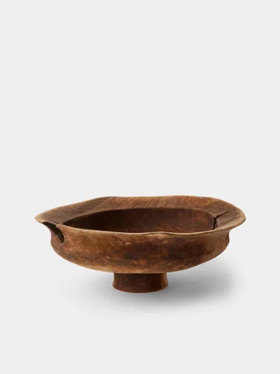 Iida Woodturning Hand-turned Earth-finish Bayberry Bowl In Brown