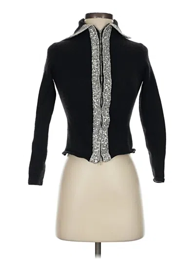 Pre-owned Iisli Cardigan Sweater In Black