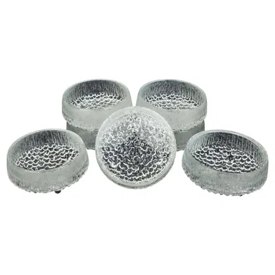 Pre-owned Iittala 7 Dessert Bowls  Ultima Thule Tapio Wirkkala 1960s In Gray
