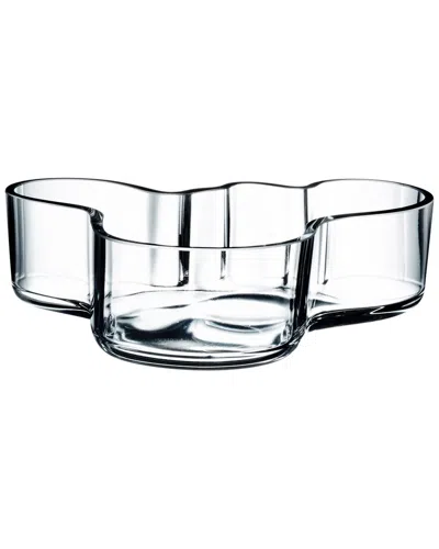 Iittala Aalto Clear Bowl In Transparent