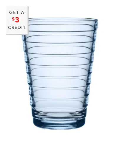 Iittala Aalto Set Of Two 11oz Aqua Aino Tumblers