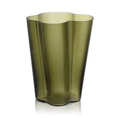 Iittala Aalto Vase, 10 In Moss Green