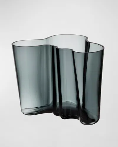 Iittala Aalto Vase, 6.3" In Grey