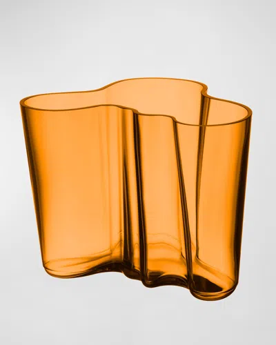 Iittala Aalto Vase, 6.3" In Rust/copper