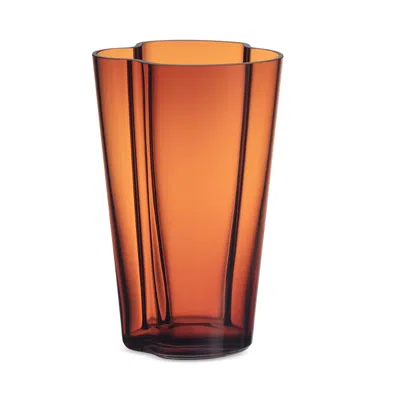Iittala Aalto Vase, 8.75 In Orange