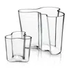Iittala Aalto Vase, Set Of 2 In Transparent