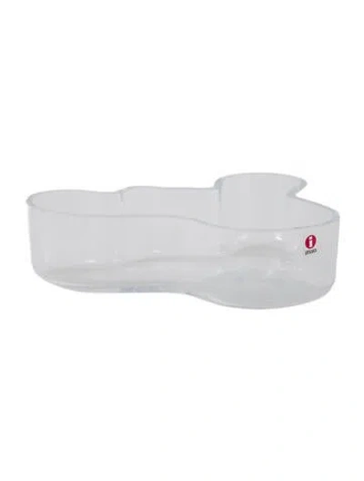 Pre-owned Iittala Alvar Aalto Glass Dish In Clear