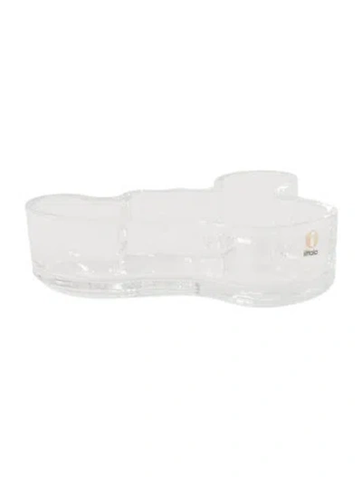 Pre-owned Iittala Alvar Aalto Glass Dish In Transparent