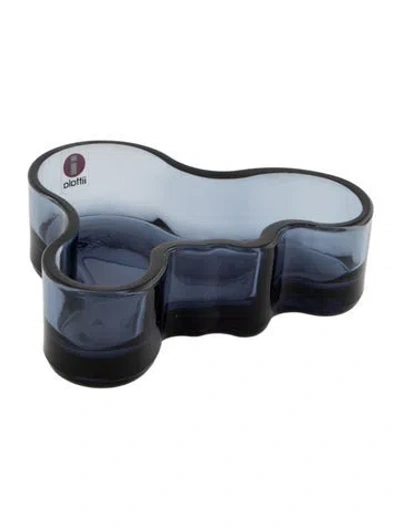 Pre-owned Iittala Alvar Aalto Small Catchall Dish In Black