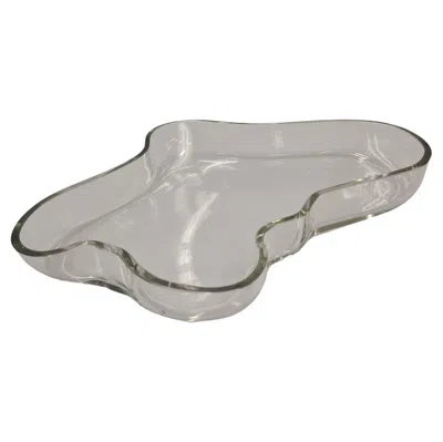 Pre-owned Iittala Alvar Aalto Vase Model 9748,  1956, Clear Glass Blown Into Wooden Mold In Transparent