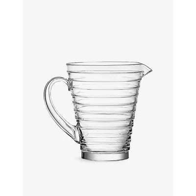Iittala Clear Aino Aalto Glass Pitcher 1200ml In Transparent