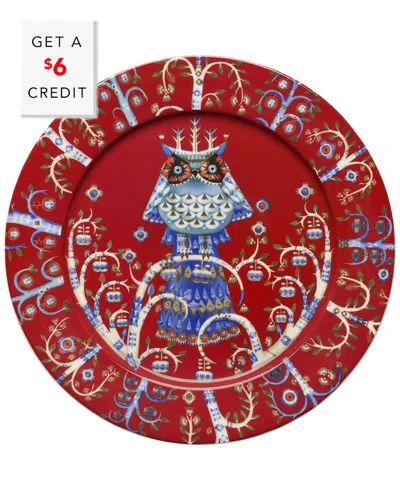 Iittala Taika Red Dinner Plate