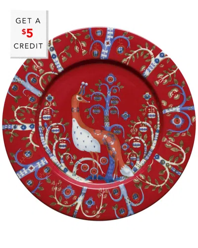 Iittala Taika Red Salad Plate