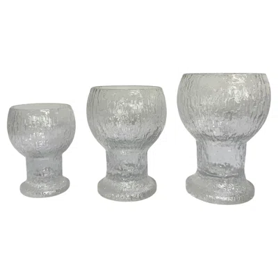Pre-owned Iittala Finland Kekkerit Set Of 32 Stemware Pieces By Timo Sarpaneva Mid Century In Gray