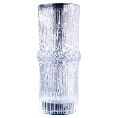 Pre-owned Iittala Finnish Art Glass Vase, Known As “niva”, Made By Tapio Wirkkala For  In Purple