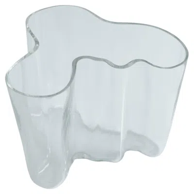 Pre-owned Iittala Iconic Alvar Aalto Savoy Vase Model. 3030 In Clear Glass,  1960s In Transparent