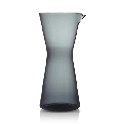 Iittala Kartio Carafe/pitcher, 1 Quart In Dark Gray