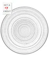 Iittala Kastehelmi 12.25in Clear Plate With $7 Credit