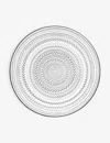 Iittala Kastehelmi Glass Plate 31.5cm