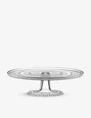 Iittala Kastehelmi Round Glass Cake Stand 31.5cm