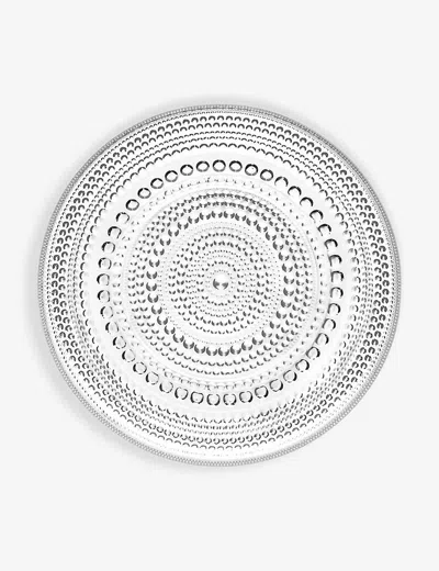 Iittala Kastehelmi Round Glass Plate 17cm