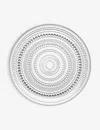 Iittala Kastehelmi Round Glass Plate 24.8cm