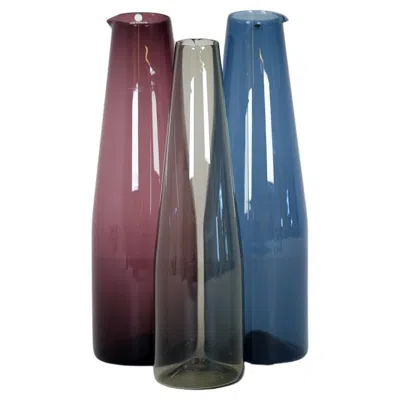 Pre-owned Iittala Midcentury Collection Of 3 Bird Carafes  Timo Sarpaneva Finland, 1950s In Gray