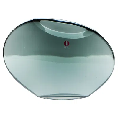 Pre-owned Iittala Modern Scandinavian Vintage  Vase, Known As “aava” By Markku Salo Finland In Gray