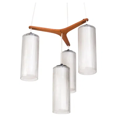 Pre-owned Iittala Rare Set Of 6 Ceiling Lights By , Finland, 1950s In Brown