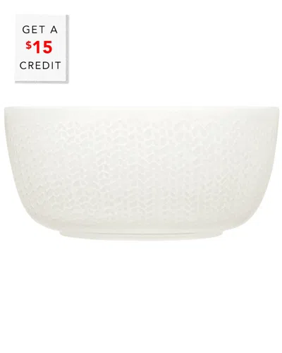 Iittala Sarjaton Letti Large Bowlwith $15 Credit In White