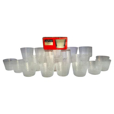 Pre-owned Iittala Scandinavian Modern Oiva Toikka Tundra Glass Arabia  Finland 1970 19 Pcs In Gray
